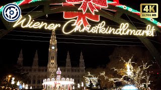 Vienna Christmas Market  Rathausplatz  Austria [upl. by Eisler165]