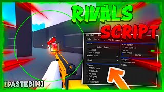 RIVALS SCRIPT AIMBOT HACK EXPLOIT  AIMBOT ESP FLY GUN MODS amp MORE  UNDETECTED [upl. by Naehgem]