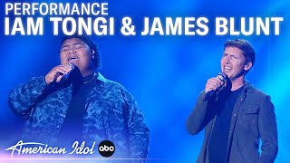 Iam Tongi amp James Blunt Super Emotional Duet of quotMonstersquot Makes Idol History  American Idol 2023 [upl. by Nyleimaj]