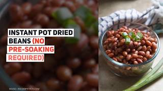 Instant Pot Dried Beans No PreSoaking Required [upl. by Netsirt417]