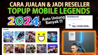 REVIEW JUJUR  TEMPAT amp CARA JADI RESELLER TOP UP DIAMOND MOBILE LEGENDS MODAL DIKIT UNTUNG BANYAK [upl. by Ellekcir865]