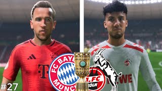 FC 25 😱 DFBPOKALFINALE  😍 SAISONENDSPURT  🔥 Bayern München Karrieremodus 27 [upl. by Aholla]