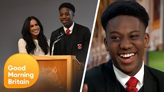 The Dagenham Pupil That Told Meghan Markle Shes Beautiful  Good Morning Britain [upl. by Felita]