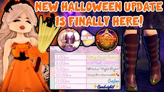 NEW Halloween Update Is Finally Here In Royale High [upl. by Orecul]