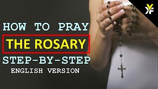 How to pray the Rosary step by step in ENGLISH VERSION [upl. by Erodaeht]