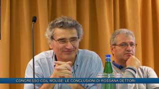 CONGRESSO CGIL MOLISE LE CONCLUSIONI DI ROSSANA DETTORI [upl. by Silma]