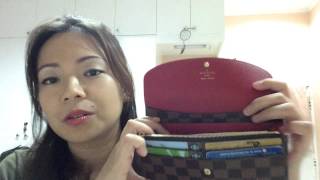 Louis Vuitton Emilie Wallet Review [upl. by Viens590]