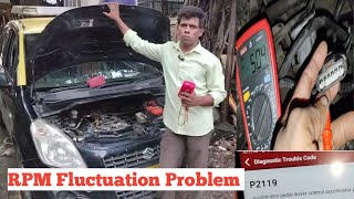 Reasons for Car Engine RPM Fluctuations amp Down When Accelerating  DTC Code P2119 [upl. by Ahsoyek]