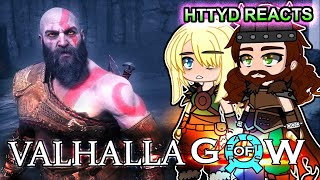 HTTYD Reacts to Hiccup as Kratos Part 47  GOW Ragnarök  Gacha Club React [upl. by Ecinnahs]