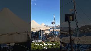 A drive to Stresa along Lake Maggiore in Italy italianlake lagomaggiore italy [upl. by Nyra]