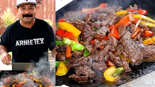 Restaurant Style Fajitas Authentic Mexican Recipe [upl. by Leckie]