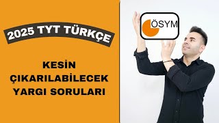 5 GÜN KESİN ÇIKARILABİLECEK YARGI SORULARI TYT  KPSS  DGS [upl. by Tezil]