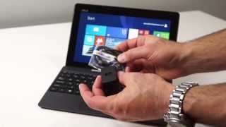 ASUS Transformer Book T100 Windows 81 Intel Bay Trail Tablet Review [upl. by Harl752]