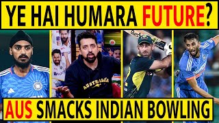 INDIA AGAIN CHOKED YE HAI HUMARA FUTURE AKELE MAXWELL NE FOD DIYA  AUS SMACKS INDIAN BOWLING [upl. by Alicul]