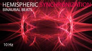 Hemispheric Synchronization  Binaural Beats  10Hz [upl. by Murray]