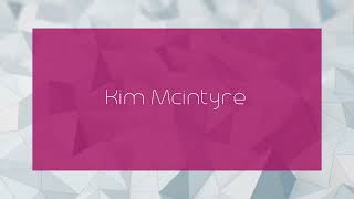 Kim Mcintyre  appearance [upl. by Aisital]