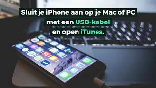 Hoe maak je een reservekopiebackup van je iPhone of iPad [upl. by Ramed]