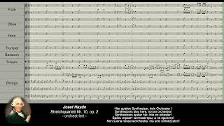 Haydn Digital Streichquartett Nr 10 opus 2  orchestriert [upl. by Hauck]