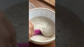 Feeding the sourdough starter sourdough baking chill [upl. by Naujyt]