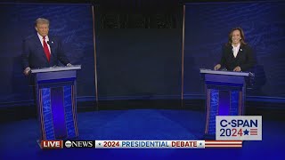 Donald Trump vs Kamala Harris debate highlights [upl. by Ligetti]