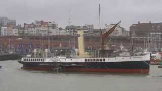 Medway Queen arriving at Ramsgate to commemorate Operation Dynamo [upl. by Raila]