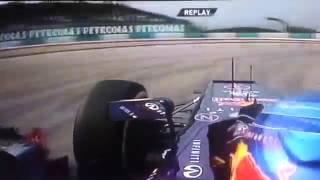 Vettel vs Webber  The Full Battle  Malaysia F1 2013 [upl. by Nnaylime]