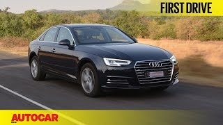 Audi A4 35 TDI  First Drive  Autocar India [upl. by Nonohcle881]