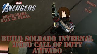 Build RAIDOLT Soldado Invernal Modo Call of Duty ativado Marvels Avengers [upl. by Henghold70]