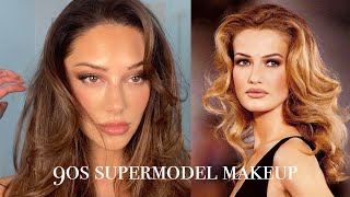 90s SuperModel Makeup [upl. by Notserp]