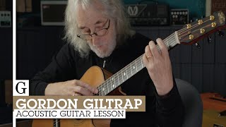 Gordon Giltrap Harp Harmonics Lesson [upl. by Alicirp]