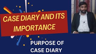 CASE DIARY under sec 172 crpc by mian uzair Ali adv [upl. by Monroy]