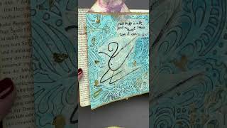 Artjournal spread  Movement  artjournal shorts collage nowords mixedmedia [upl. by Llerrah]