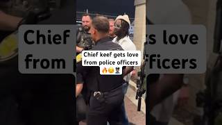 Chief keef gets live from police officers 😱👮🏽‍♂️🔥 chiefkeef shorts fyp [upl. by Ahsel]