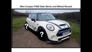 New Wheel Reveal and Side Skirt Install Mini Cooper F56S [upl. by Anneirb]