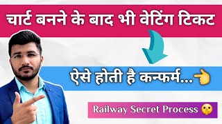 Train chart prepared hone ke baad ticket confirmation live proof  How to confirm waiting ticket [upl. by Dagnah]