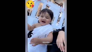 🤩😍🤓🕋so cute baby boy 💖 in Madina Shareef madina cutebaby trending viralshort [upl. by Yann]