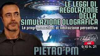 LE LEGGI DELLA SIMULAZIONE OLOGRAFICA  Live con PIETRO PM [upl. by Dihsar]