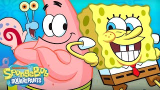 SpongeBobs Best Friend BEST Moments Ever 🤝  SpongeBob [upl. by Imerej]