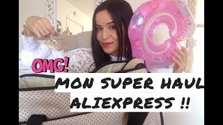 HAUL ALIEXPRESS MAMAN ET BÉBÉ [upl. by Vincelette]