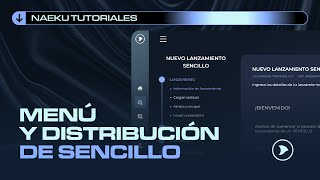 Naeku Tutoriales  Menú y distribución de sencillo  Distribución Musical🦈 EN subtitles [upl. by Nosydam499]