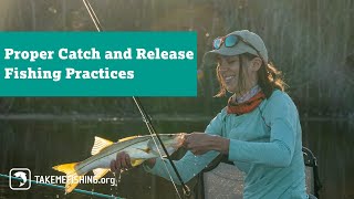 Proper Catch and Release Fishing Practices [upl. by Llenaej]