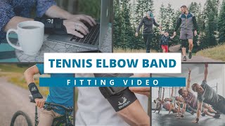 BioSkin Tennis Elbow Band Fitting Video [upl. by Knepper]