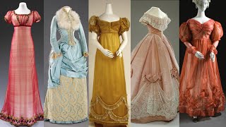 100 Dresses  One For Every Year In The 1800s  Cultured Elegance [upl. by Anihsit]