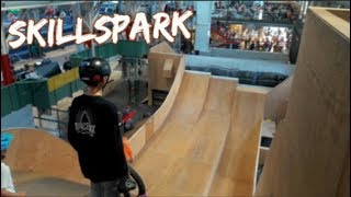 AIRBAG TRICKS im SKILLSPARK Winterthur größter Pumptrack der Welt in Zürich [upl. by Aekahs]