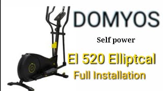 How to install Cross trainer at home  DOMYOS FEL520 Cross Trainer  Decathlon Bhubaneswar [upl. by Lund365]