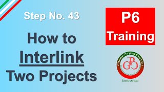 🔴 How to interlink two projects in Primavera P6 [upl. by Ynehteb]