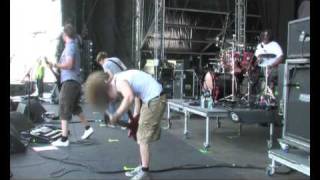 Fightstar  Playing quotWar Machinequot  Download 2009  Live Footage [upl. by Cord36]