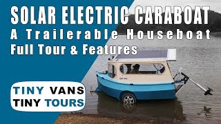 Solar Electric Caraboat Tour amp Features [upl. by Inneg]