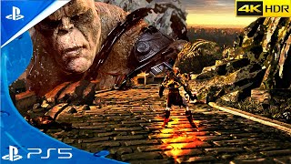 Kratos vs Cronos en modo CAOS PS5 GOW 3 REMASTERED 4K 60 FPS HDR  ULTRA GRAPHICS [upl. by Nosnah]