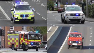 FIREARMS DEPLOYMENT  Small Command Unit and Wildfire vehicle responding in convoy [upl. by Haleeuqa]